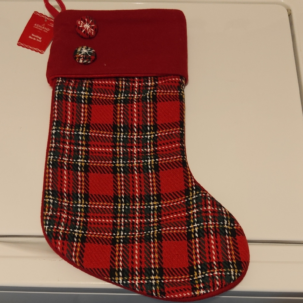 Ashland Red Holiday Stocking with Loop